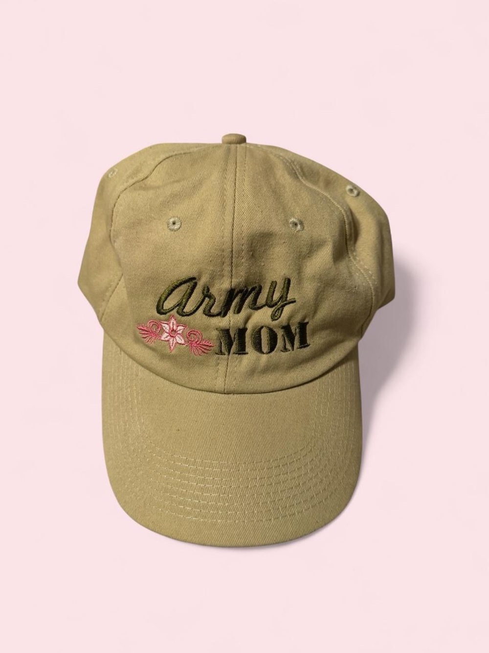 Embroidered Army Mom Khaki Baseball Cap